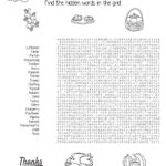 Thanksgiving Themed Word Searches • Beeloo Printable Crafts And With Regard To Advanced Thanksgiving Word Search