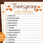 Thanksgiving Word Scramble Game | Thanksgiving Printable Games For Thanksgiving Super Hard Word Search Horn Of Plenty