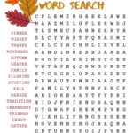Thanksgiving Word Search   Etsy With Serious Thanksgiving Word Search