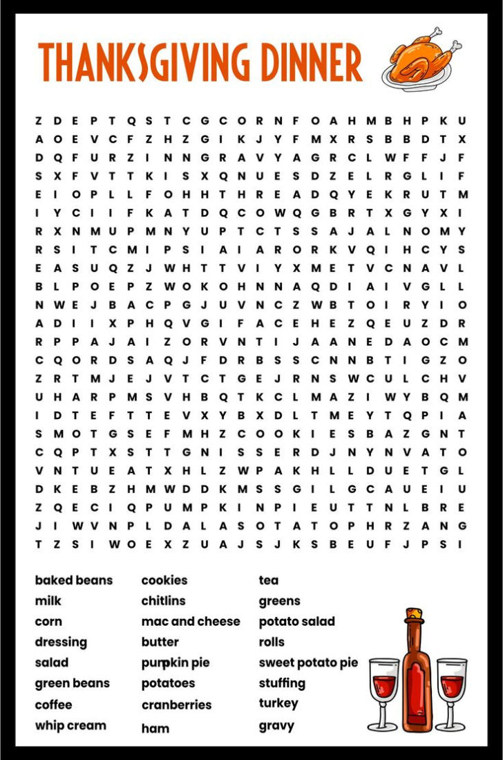 Thanksgiving Word Searches Canada Thanksgiving Word Searches Canada