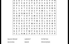 Thanksgiving Word Search for Thanksgiving Day Words Search Help
