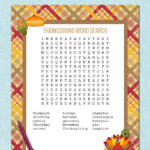 Thanksgiving Word Search For Thanksgiving Word Search We Appreciate Your Business Customers