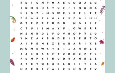 Thanksgiving Word Search, Free Printable For Kids! - Favorite in Christian Thanksgiving Word Search Printables