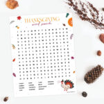 Thanksgiving Word Search, Free Printable For Kids!   Favorite With Regard To Thanksgiving Word Search Puzzle For 8 Year Olds