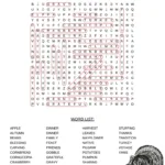 Thanksgiving Word Search | Free Printable Pdf Throughout Thanksgiving Word Searche Key