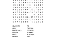 Thanksgiving Word Search - Freeology - Worksheets Library for Freeology Thanksgiving Word Search Key