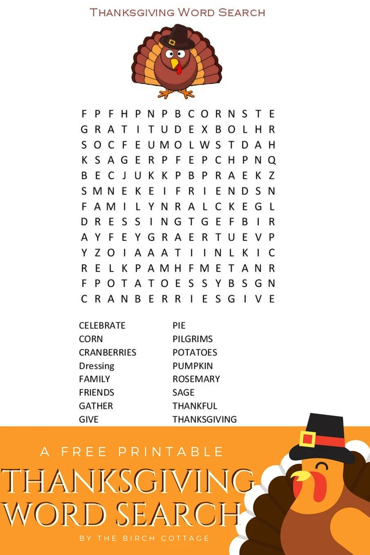 Thanksgiving Word Search - Freeology - Worksheets Library intended for Freeology Thanksgiving Word Search Answers
