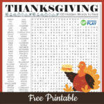 Thanksgiving Word Search Hard Printable Free Puzzles   Growing Play In Thanksgiving Word Search 100 Words