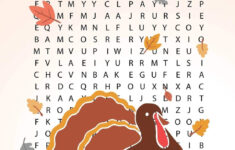 Thanksgiving Word Search: Large Print Thanksgiving Word Search for Large Print Thanksgiving Word Search
