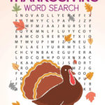Thanksgiving Word Search: Large Print Thanksgiving Word Search Inside Thanksgiving Word Search Large Print