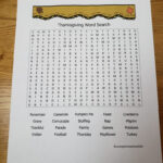 Thanksgiving Word Search   Lovinghomeschool Throughout Crafting The Word Of God Thanksgiving Word Search Answers