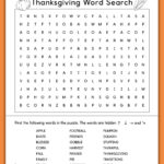 Thanksgiving Word Search Printable Example Medium   Mom Envy With Thanksgiving Word Search Medium