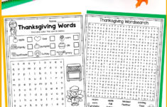 Thanksgiving Word Search Printable - Fun With Mama pertaining to Thanksgiving Word Search Second Grade