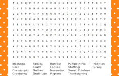 Thanksgiving Word Search Printable - Happiness Is Homemade within Free Thanksgiving Word Search For Elementary and Intermediate