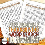 Thanksgiving Word Search Printable In Spanish [Free Printable Within En Espanol Spanish Thanksgiving Word Search