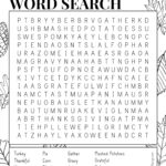 Thanksgiving Word Search Printable   Paper Trail Design Regarding First Thanksgiving Word Search