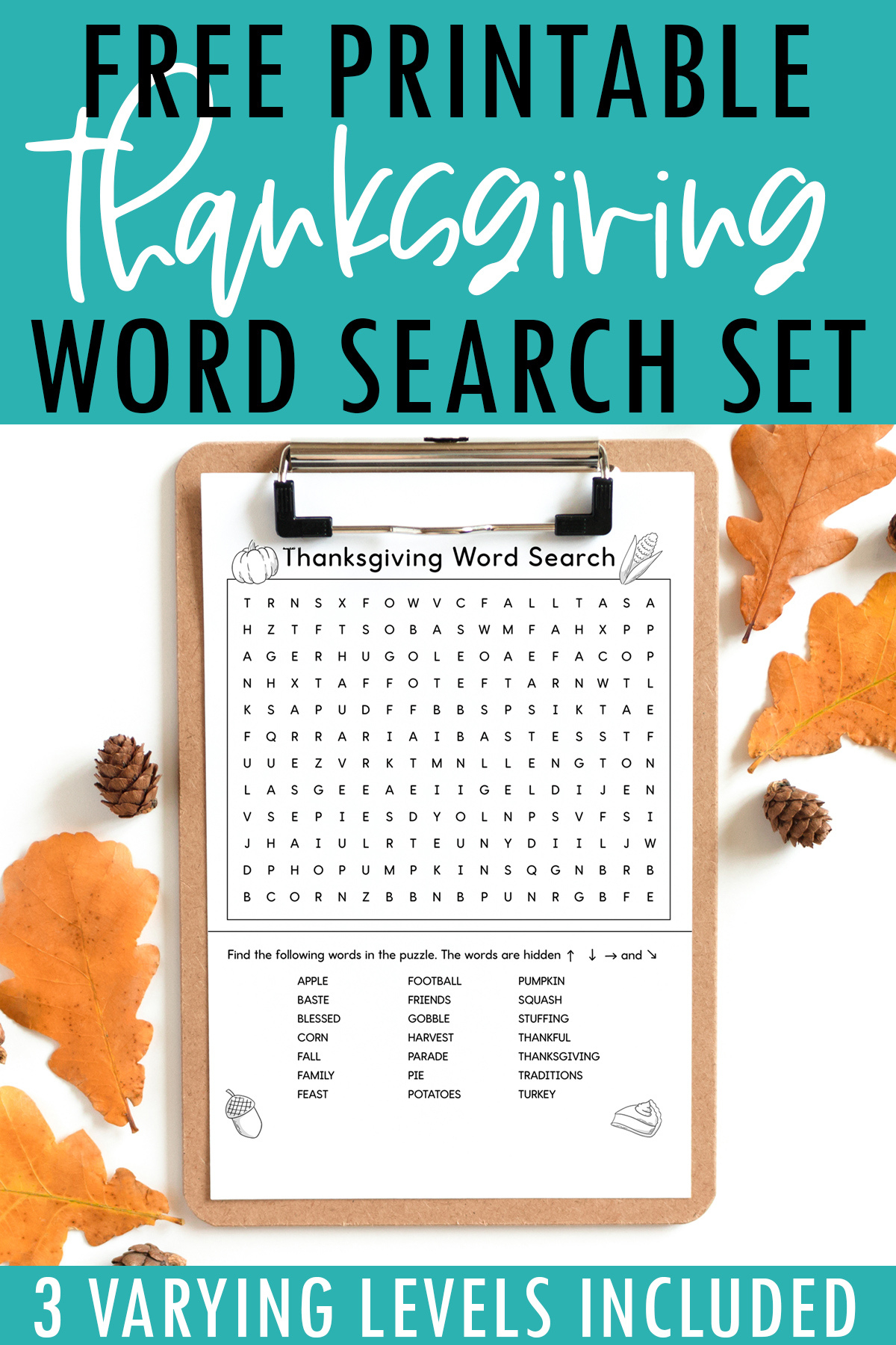 Thanksgiving-Word-Search-Printable-Pinterest-2 - Mom Envy with Thanksgiving Word Search 2