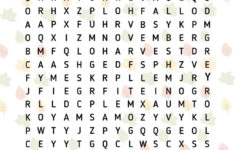 Thanksgiving Word Search Printable - Pretty Providence with regard to Thanksgiving Word Search Printable Galleries