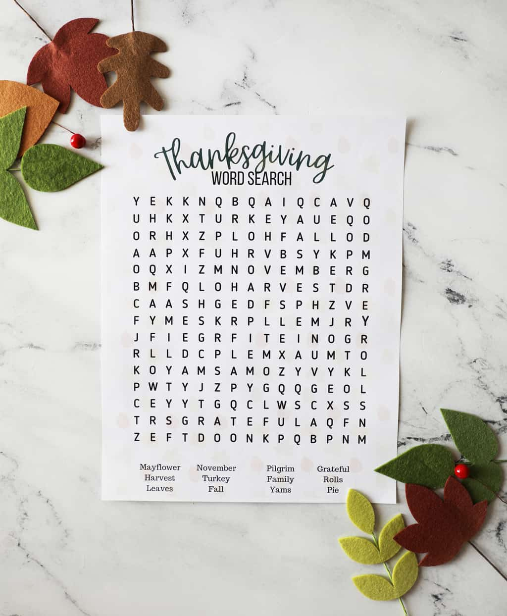 Thanksgiving Word Search Printable - Pretty Providence with Thanksgiving Word Ving Word Search