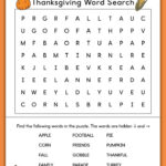 Thanksgiving Word Search Printable Set   3 Varying Levels Of In Thanksgiving Word Search 3