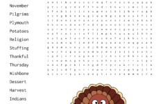 Thanksgiving Word Search - Wordmint in Us History Thanksgiving Word Search
