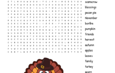 Thanksgiving Word Search - Wordmint inside Thanksgiving Language Word Search