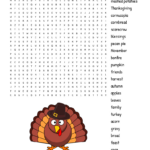 Thanksgiving Word Search   Wordmint Regarding Thanksgiving Word Searches Printable For Work