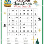 1St Grade Christian Christmas Word Search With Answer Key Regarding Christmas Word Search First Grade