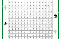 3Rd Grade Christian Christmas Word Search With Answer Key regarding Christmas Word Search For 3rd Graders