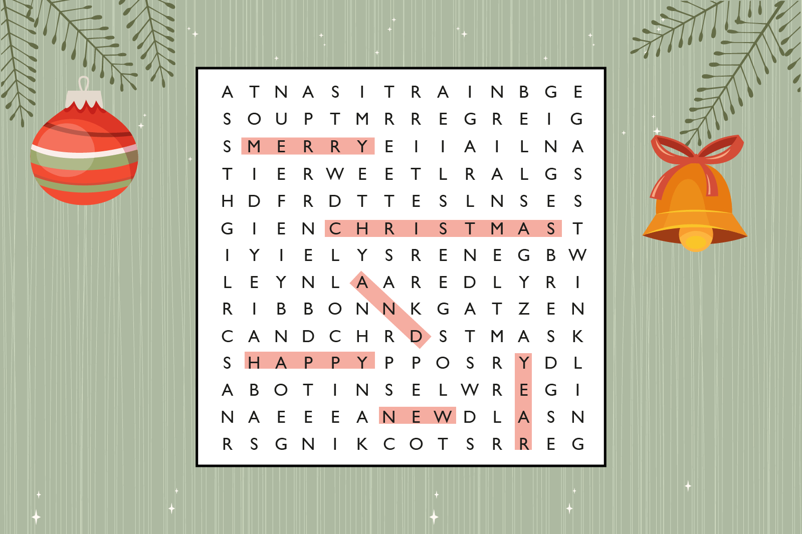 4 Fun Printable Christmas Word Search Puzzles For All Ages intended for Christmas Interactive Word Search
