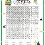 5. Klasa Chrześcijańskie Wyszukiwanie Słów Na Boże Narodzenie Z Kluczem  Odpowiedzi, Do Wydrukowania   Etsy Polska Regarding Church Christmas Word Search