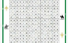5. Klasa Chrześcijańskie Wyszukiwanie Słów Na Boże Narodzenie Z Kluczem  Odpowiedzi, Do Wydrukowania - Etsy Polska regarding Church Christmas Word Search