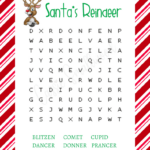 6 Fun Christmas Word Search Free Printables   Cassie Smallwood Pertaining To Christmas Games Word Search Free Printable