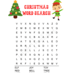 6 Fun Christmas Word Search Free Printables   Cassie Smallwood Pertaining To Kindergarten Christmas Word Search