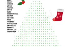 6 Fun Christmas Word Search Free Printables - Cassie Smallwood within Christmas Challenge Word Search Tree Answers