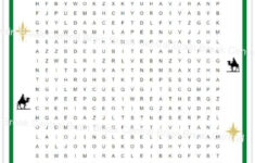 6Th-8Th Grade Christian Christmas Word Search With Answer Key inside Christian Christmas Word Search Puzzles