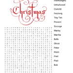 A Christmas Carol" Word Search Crossword   Wordmint With A Christmas Carol Word Search 1