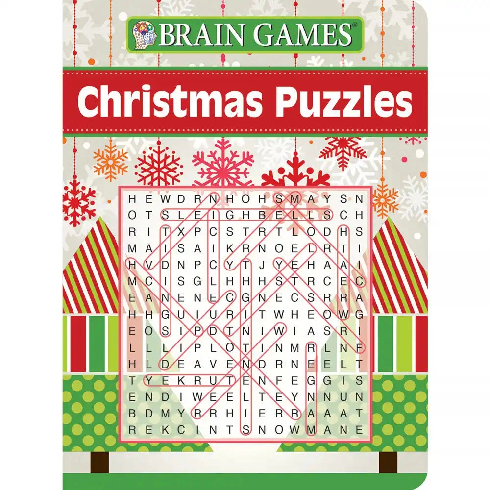 Brain Games: Christmas Puzzle Book | Bits And Pieces with Brain Games Christmas Word Search