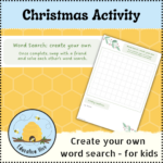 Christmas Activity: Create Your Own Word Search   No Prep | Made Pertaining To Create Your Own Christmas Word Search