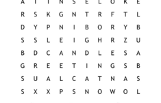 Christmas Cards Word Search - Wordmint with Small Christmas Word Search