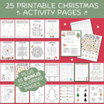 Christmas Crossword Puzzles For Adults   Etsy Pertaining To Activity Village Christmas Word Search
