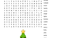 Christmas Decorations Word Search - Wordmint within Christmas Decoration Word Search Answers