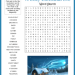 Christmas Eve Word Search Pertaining To Word Search Christmas Eve
