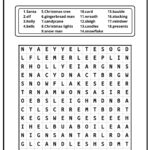 Christmas Holiday Word Search   Ezpzlearn Intended For 2nd Grade Christmas Word Search