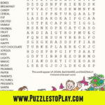 Christmas Morning Word Search Throughout Christmas Word Searches Online