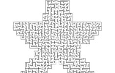 Christmas Star Maze [Free Printable Pdf] intended for A Christmas Elemental Word Search