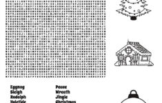 Christmas-Themed Word Searches • Beeloo Printable Crafts And in Christmas Word Search For 5th Graders