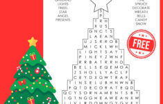 Christmas Tree Word Search – Free Printable – Growing Play inside Christmas Word Search to Play