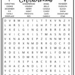 Christmas Vocabulary Word Search Activity 24 Words Great For Esl Within Word Search Games Christmas