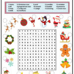 Christmas Word Search 2   Ezpzlearn Regarding Esl Christmas Word Search